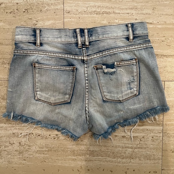 Distressed Jean Shorts - Picture 2 of 3